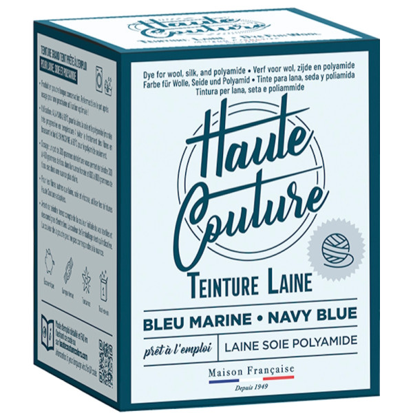 Haute Couture. Teinture laine, soie, Polyamide - Bleu marine - Lightning | Art. 3142980001589