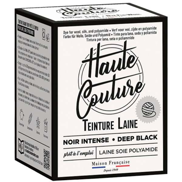 Haute Couture. Teinture laine, soie, Polyamide - Noir intense - Lightning | Art. 3142980001572