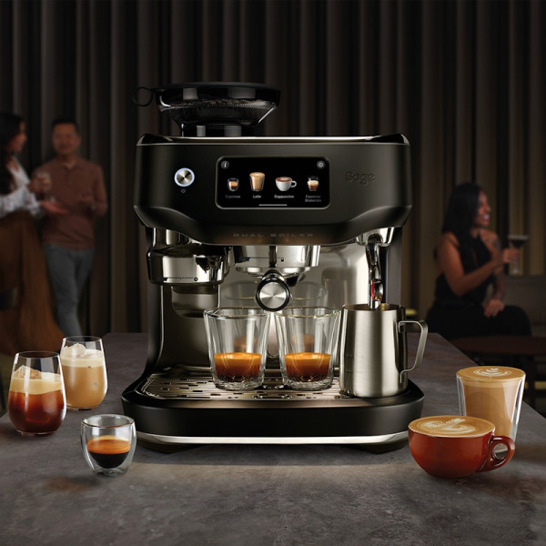 Oracle Dual Boiler. Machine à expresso avec broyeur noir - Sage | Art. 9355973133103 - vue 2