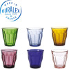 Picardie. Coffret de 4 à 6 verres colorés 25 cL - Duralex France