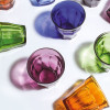 Picardie. Coffret de 4 à 6 verres colorés 25 cL - Duralex France