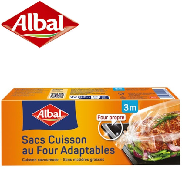 Sacs Cuisson au Four Adaptables, 3 x 31 cm - Albal | Art. 4008871222992