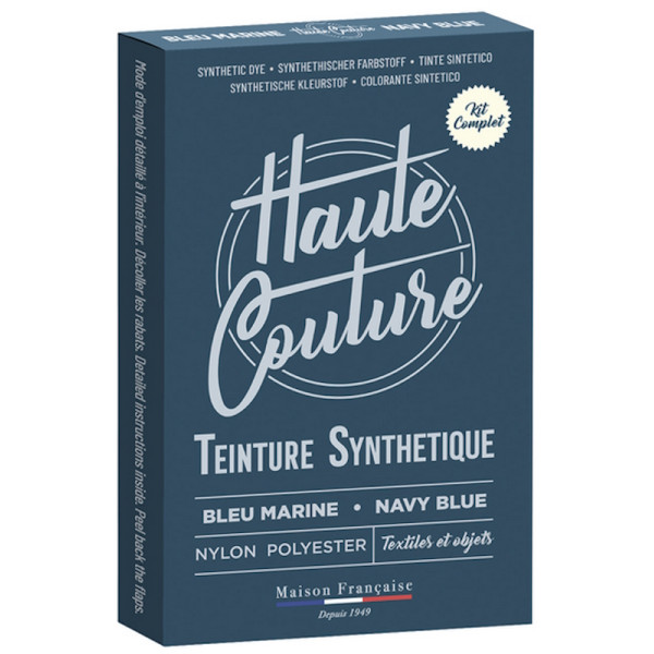 Haute Couture. Teinture Synthétique Textiles et Objets Bleu marine - Lightning | Art. 3142980001749