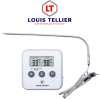 Thermomètre à sonde magnétique et minuteur - 8x8x1,5 cm - Louis Tellier | Art. 3325980050430 - vue 1