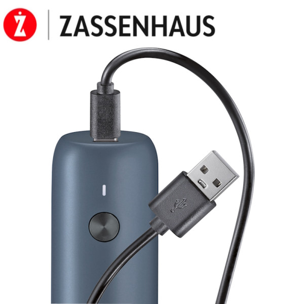 Köln USB. Moulin électrique à épices 14 cm Bleu - Zassenhauss | Art. 4006528033144 - vue 3