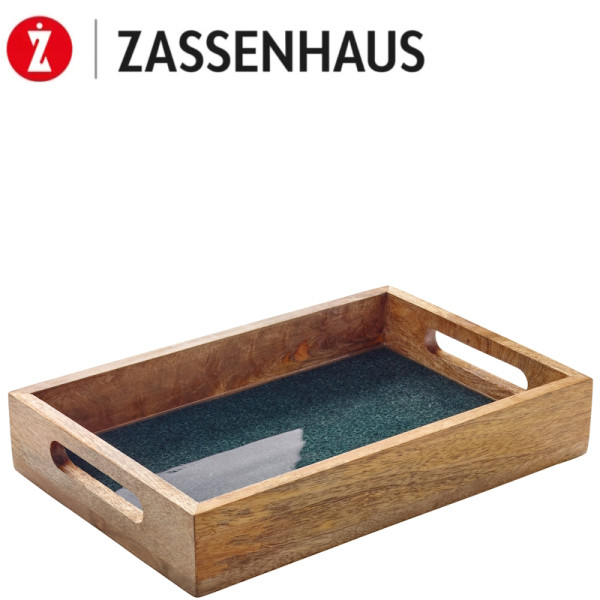 Manguier. Plateau Mineral Coal 35x20 cm - Zassenhaus | Art. 4006528080544 - vue 1