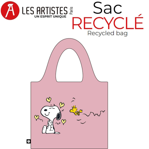 Sac recyclé 20L Enjoy Snoopy - Les Artistes Paris | Art. 3614300044007 - vue 3