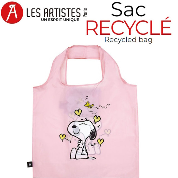 Sac recyclé 20L Enjoy Snoopy - Les Artistes Paris | Art. 3614300044007 - vue 1