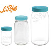 Super Color vis. Bocaux en verre de stockage - 1L à 3L - Le Parfait