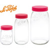 Super Color vis. Bocaux en verre de stockage - 1L à 3L - Le Parfait