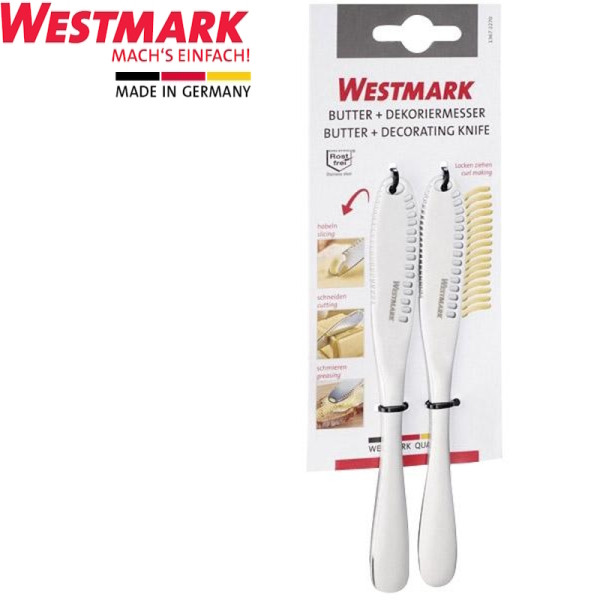Lot de 2 couteaux à beurre et à décorer - Westmark | Art. 4004094901560 - vue 7