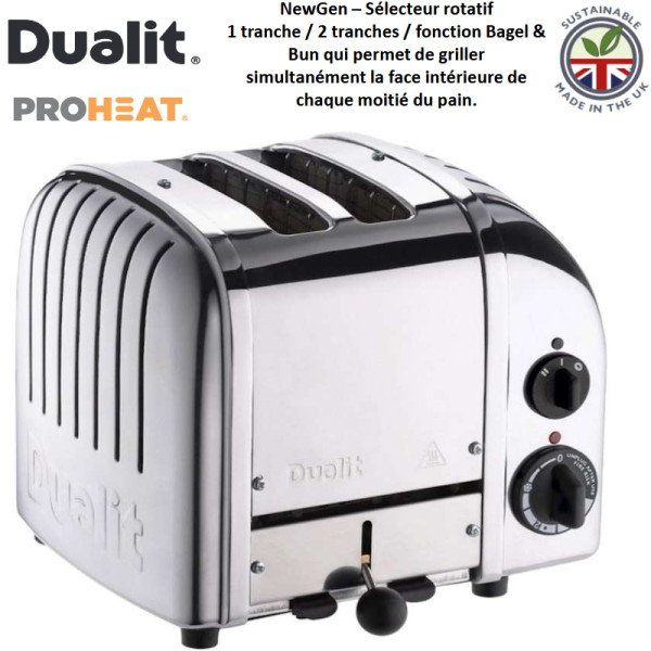 Classic AWS. Grille pain - 2 tranches - Dualit | Art. 0619743270306 - vue 1