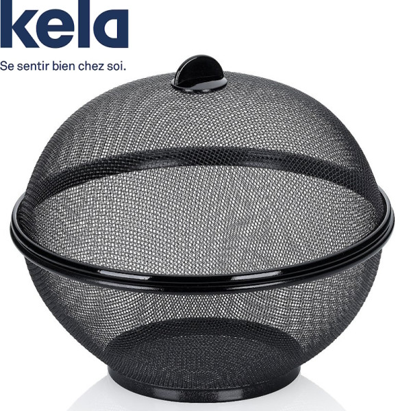 Como. Corbeille à fruits 26,5 cm noire - Kela | Art. 4025457114182
