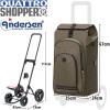 Quattro Shopper Hydro 3.0. Chariot de 2 à 4 roues 62L Olive-53 - Andersen Shopper | Art. 185-036-53