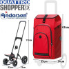 Quattro Shopper Hydro 3.0. Chariot de 2 à 4 roues 62L Rouge-73 - Andersen Shopper | Art. 185-036-73