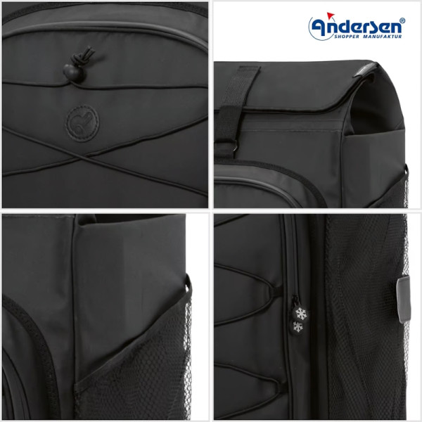 Fado 3.0. Sac pour chariot 74L Noir-83 - Andersen Shopper | Art. 2-143-83 - vue 3