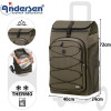 Tura Shopper Fado 3.0. Chariot 2 roues 74L + Poche isotherme 9L - Andersen Shopper