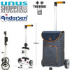 Unus Shopper Famke. Chariot 2 roues 47L bleu - Andersen Shopper | Art. 140-174-90  - Vue 1