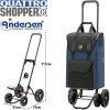 Quattro Shopper Senta 2.0. Chariot 2 à 4 roues 49L  - Bleu-92 - Andersen Shopper | Art. 185-028-92 - vue 1