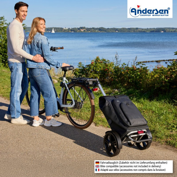 Tura Shopper Hydro 3.0. Chariot 2 roues 62L Noir-83 - Andersen Shopper | Art. 135-036-83 - vue 2
