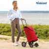 Quattro Shopper Hilma. Chariot 2 roues 47L  Rouge-70 - Andersen Shopper |Art. 185-241-70 - vue 2