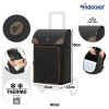 Quattro Shopper Holk. Sac 45L Noir-80 - Andersen Shopper | Art. 2-231-80 - vue 3