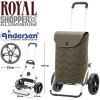 Royal Shopper Hilma. Chariot 2 roues 47L Olive-50 - Andersen Shopper | Art. 166-241-50
