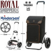 Royal Shopper Holk. Chariot de 2 à 6 roues 45L + Poche isotherme 4L - Andersen Shopper