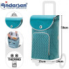Treppensteiger Scala Shopper Famke. Sac 47L Bleu Petrol-91 - Andersen Shopper | Art. 2-174-91 - vue 1