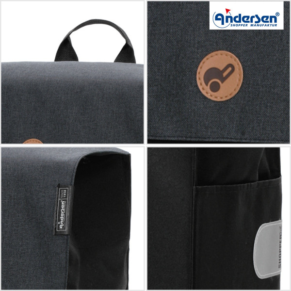 Treppensteiger Scala Shopper Hera. Sac 47L  Noir-84 - Andersen Shopper - | Art. 2-004-84 vue 2