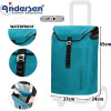 Ortlieb. Sac pour chariot 49L Bleu Petrol-94 - Andersen Shopper | Art. 2-082-94 - vue 1