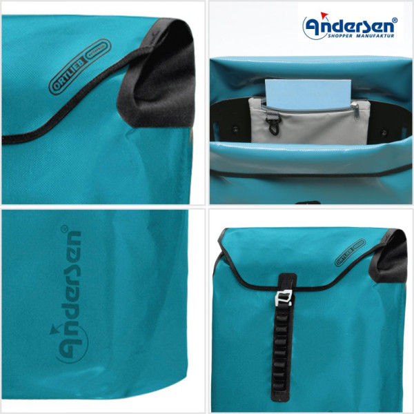 Royal Shopper Ortlieb. Chariot 2 à 6 roues 49L - Waterproof - Andersen Shopper