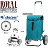 Royal Shopper Ortlieb. Chariot 2 roues 49L - Bleu Petrol-94 - Andersen Shopper | Art. 267-082-94 - vue 1
