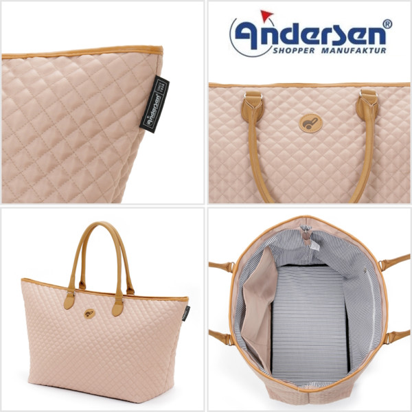 Lissa Weekend Bag. Sac Shopping 43L Sable-20 - Andersen Shopper | Art. 5-233-20 - vue 4