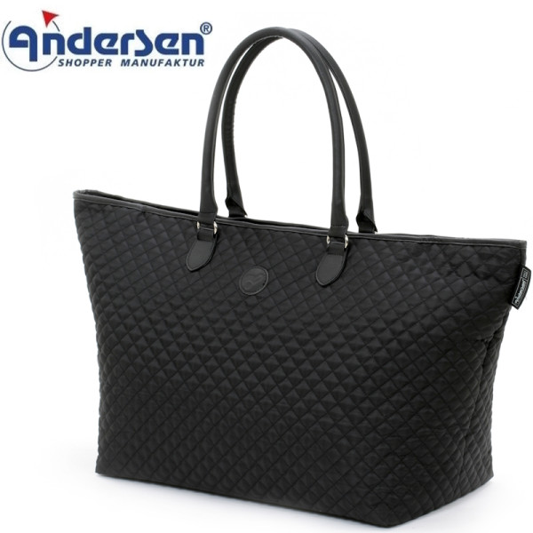 Lissa Weekend Bag. Sac Shopping 43L Noir-80 - Andersen Shopper | Art. 5-233-80 - vue 1