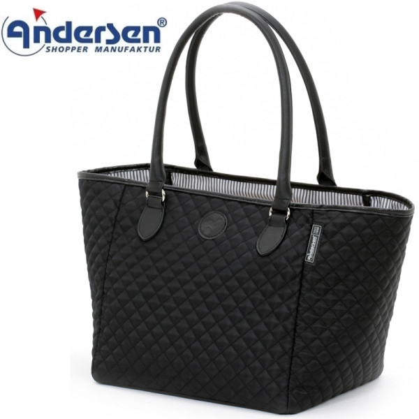 Lissa Basket Bag. Sac Shopping 20L Noir-80 - Andersen Shopper | Art. 5-234-80 - vue 1