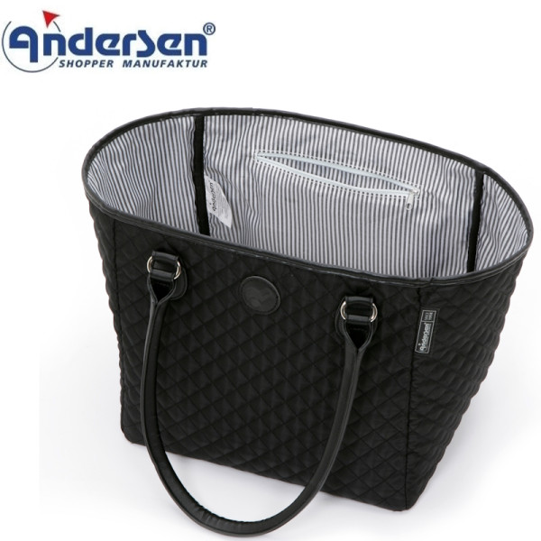 Lissa Basket Bag. Sac Shopping 20L Noir-80 - Andersen Shopper | Art. 5-234-80 - vue 5