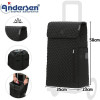 Lissa. Sac pour chariot de 43L Noir-80 - Andersen Shopper | Art. 2-232-80 - vue 1