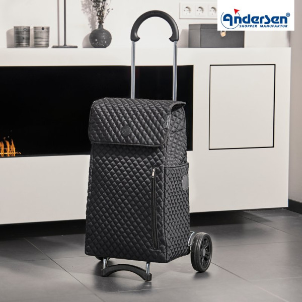 Scala Shopper Lissa. Chariot 2 roues 43L Noir-80 - Andersen Shopper | Art.112-232-80 - Vue 2