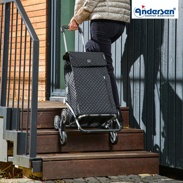 Treppensteiger Royal Shopper Lissa. Chariot 6 roues 43L Noir-80 - Andersen Shopper | Art. 169-232-80 - vue 2