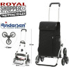 Treppensteiger Royal Shopper Lissa. Chariot 6 roues 43L Noir-80 - Andersen Shopper | Art. 169-232-80 - vue 1