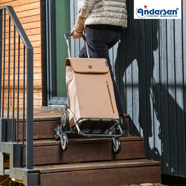 Treppensteiger Royal Shopper Lissa. Chariot 6 roues 43L Sable-40 - Andersen Shopper | Art. 169-232-40 - vue 2