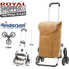 Treppensteiger Royal Shopper Marta. Chariot 6 roues 47L Camel-40 - Andersen Shopper |Art. 169-233-40 - vue 1