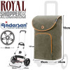 Royal Shopper Marta. Chariot 2 roues 47L Olive-50 - Andersen Shopper | Art. 166-233-50