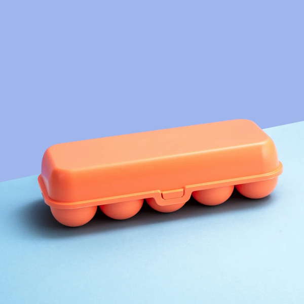 Egg to go. boîte de 10 œufs orange - Koziol | Art. 4002942740422 - vue 2