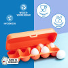 Egg to go. boîte de 10 œufs orange - Koziol | Art. 4002942740422 - vue 3