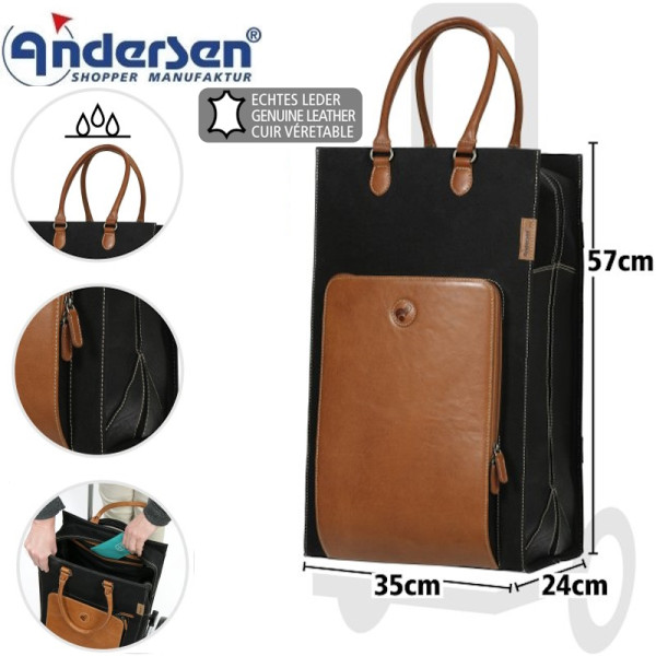 Unus Shopper Charu. Sac 49L Marron-41 - Andersen Shopper | Art. 2-205-41 - vue 1