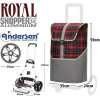 Royal Shopper Gese. Chariot de 2 roues 25 cm  Rouge-70 - Andersen Shopper | Art. 166-216-70
