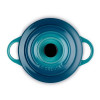 Mini Cocotte céramique Deep Teal, 10 cm - Le Creuset | Art. 0843251115266 - Vue 3