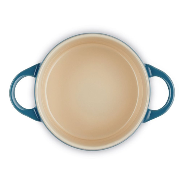 Mini Cocotte céramique Deep Teal, 10 cm - Le Creuset | Art. 0843251115266 - Vue 4